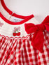 red-cherry-bow-plaid-smocking-embroidery-girls-dress Rylee Faith Designs - Sophia's Style-3
